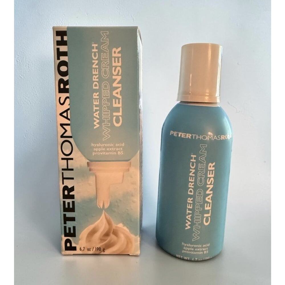 PETER THOMAS ROTH Water Drench Whipped Cream Cleanser 6.7 oz / 190 g NIB